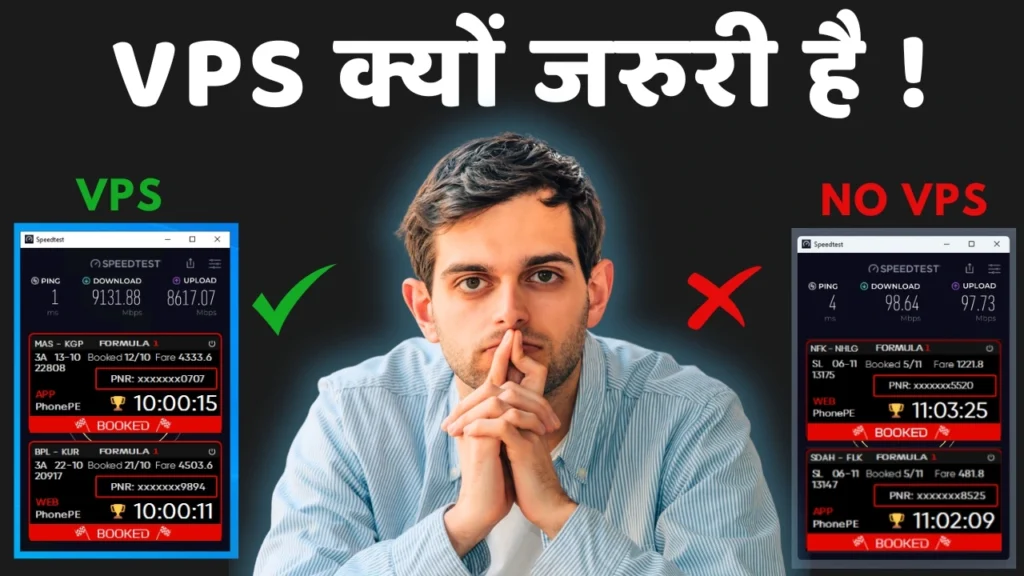 VPS kya hota hai? Aur hum VPS mein Tatkal Software kyun use karte hain?